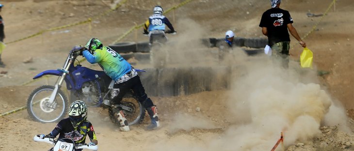 Konya'da nefes kesen yarıştan kareler