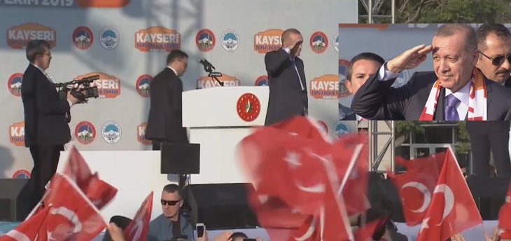 Cumhurbaşkanı Erdoğan'dan asker selamı