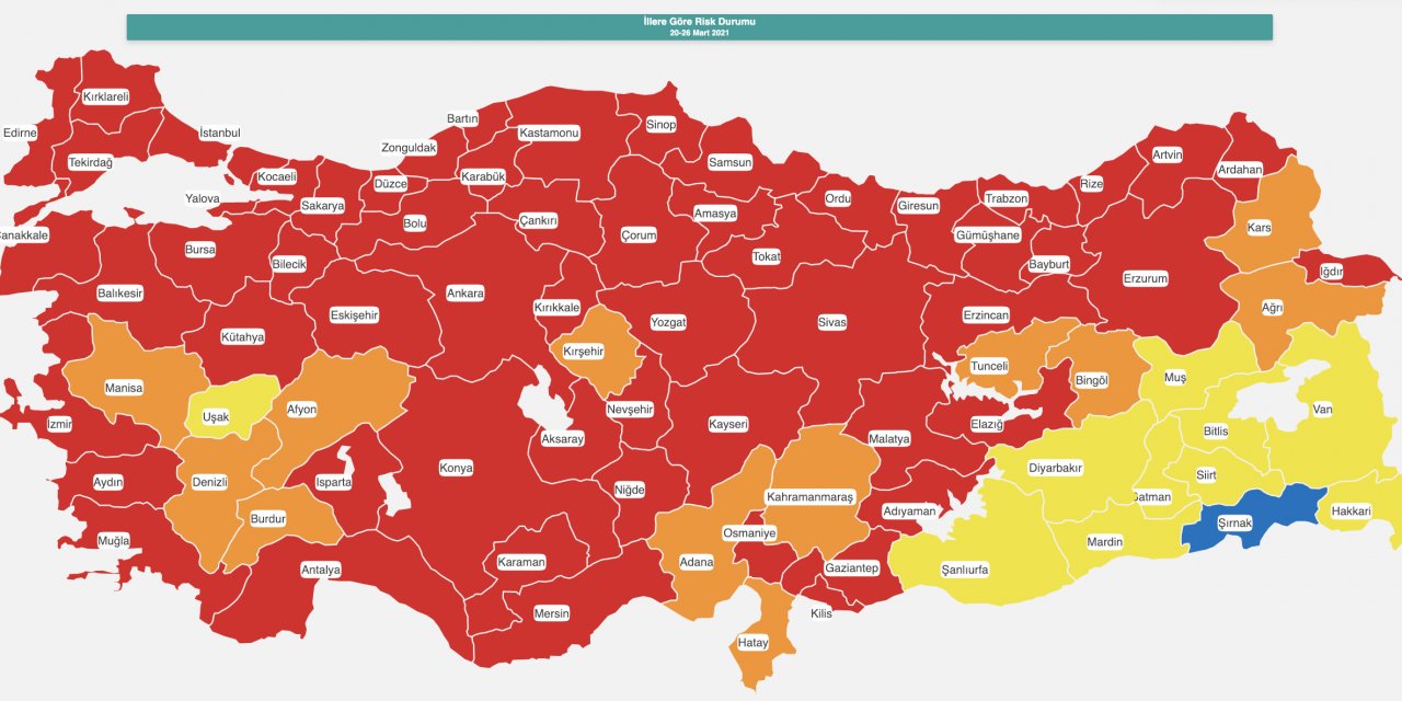 Risk grubu değişen illerin tedbirleri de değişti! Hangi illerde hangi tedbirler uygulanacak?