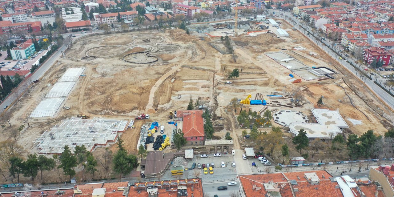 Burası Konya'nın yeni cazibe alanı olacak! Başkanlar incelemelerde bulundu