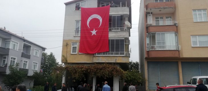 Şehit ateşi Samsun’a düştü