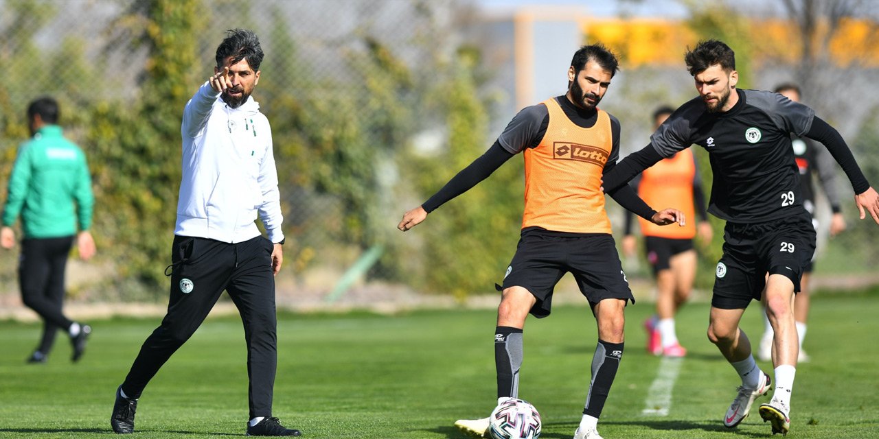 Konyaspor ara vermeyerek 34. hafta maçı için hazırlıklara başladı