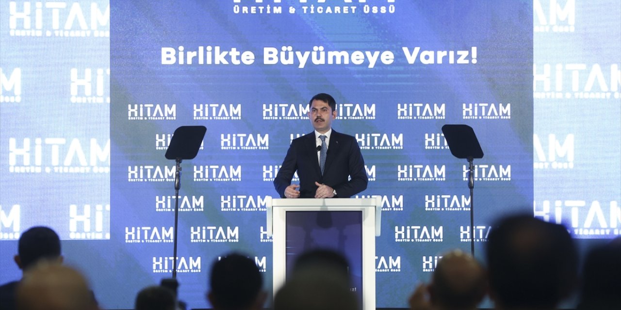 Bakan Kurum, MÜSİAD HİTAM Orta Ölçekli Üretim ve Ticaret Üssü tanıtım toplantısında konuştu