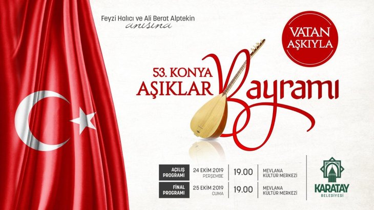 Türkiye'nin aşıkları Konya'da buluşacak