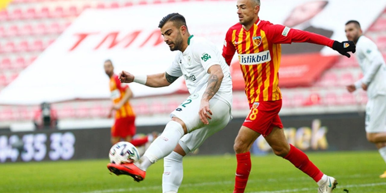 konyaspor kayserispor u konuk edecek