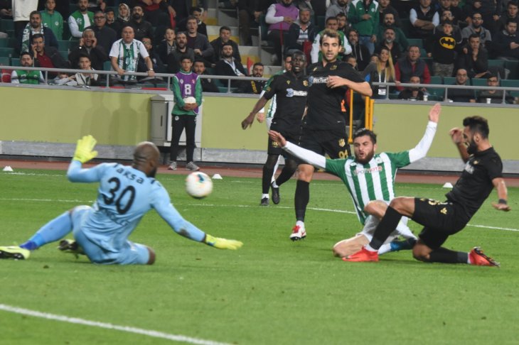 Konyaspor-Malatyaspor maçından kareler