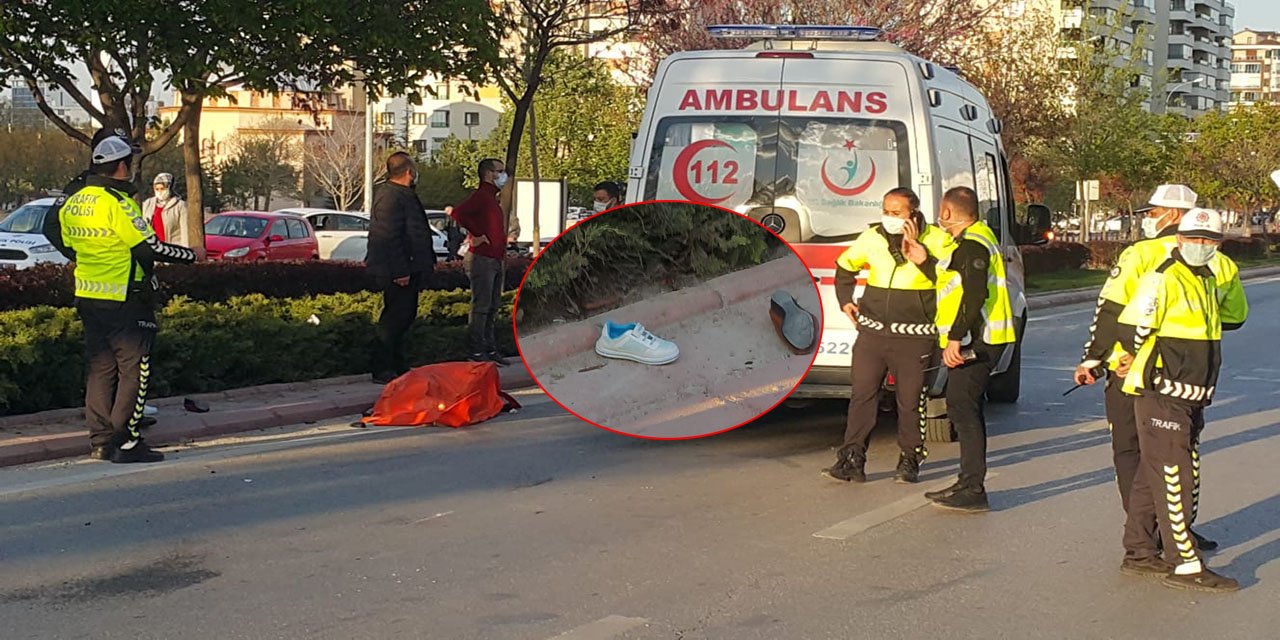 Konya'da motosikletin çarptığı anneanne ve torunu hayatını kaybetti