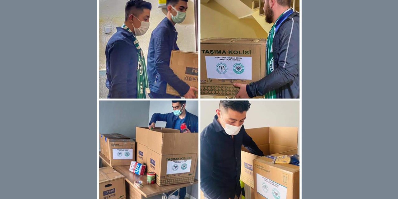 Konyaspor Nalçacı Grubu Derneği’nden 350 aileye Ramazan yardım