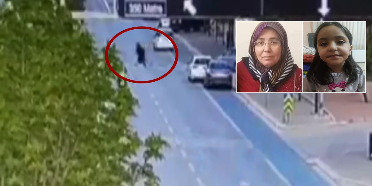 Konya’da anneanne ve torununun can verdiği kaza anı kamerada