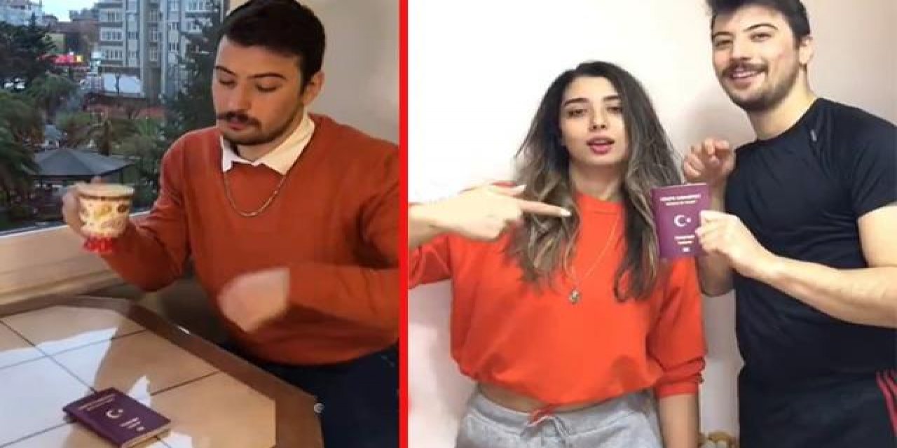 Pes dedirten görüntü! Türk pasaportuna hakaret eden bir video çekip paylaştılar