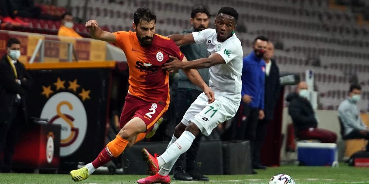 Konyaspor, Galatasaray deplasmanında son dakikalarda yıkıldı