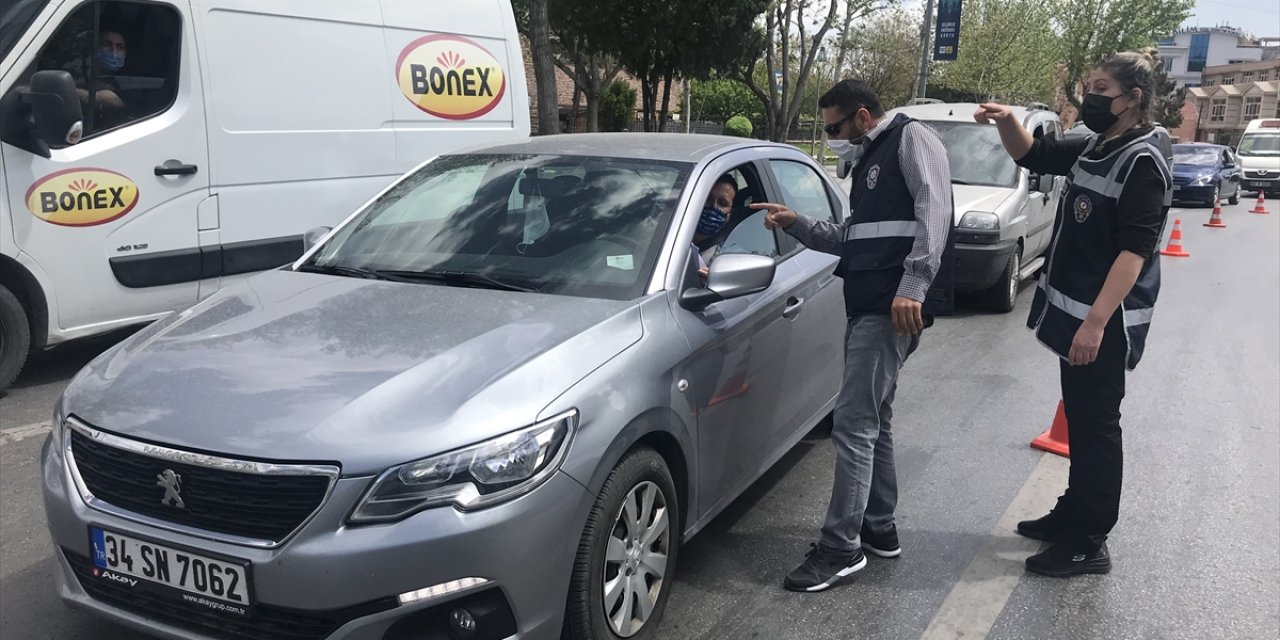 Konya'da yaya ve trafik yoğunluğu azaldı, polis denetim yaptı