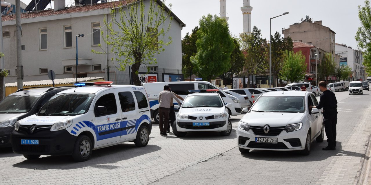Konya'da 'hortum almaya çıktık' diyen iki kişi, 3 bin 150'şer lira cezadan kurtulamadı