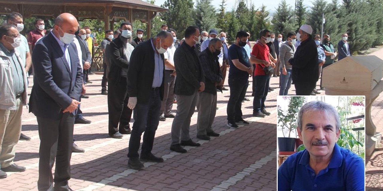 Konya'da koronavirüsten hayatını kaybeden AK Parti İlçe Başkan Yardımcısı toprağa verildi