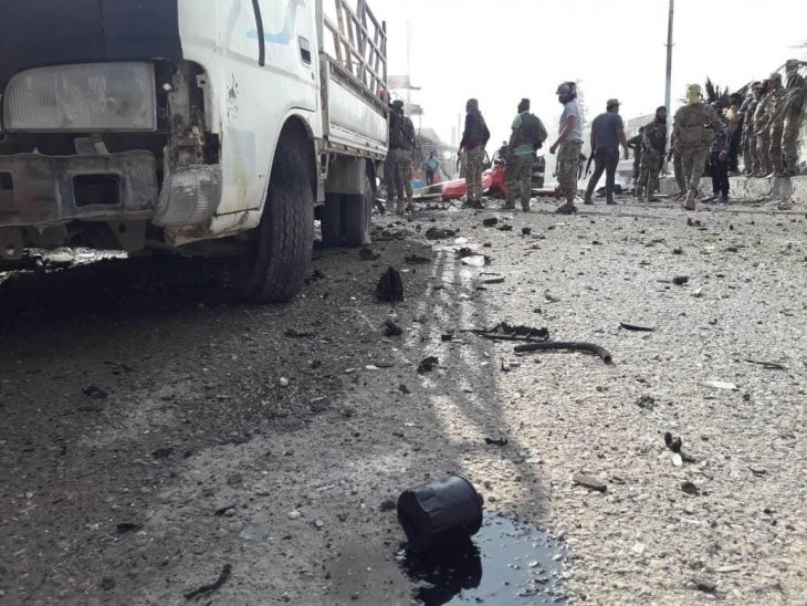 Tel Abyad'da bombalı saldırı! Ölü ve yaralılar var