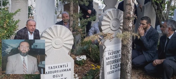 Dr. Ahmet Özcan kabri başında anıldı