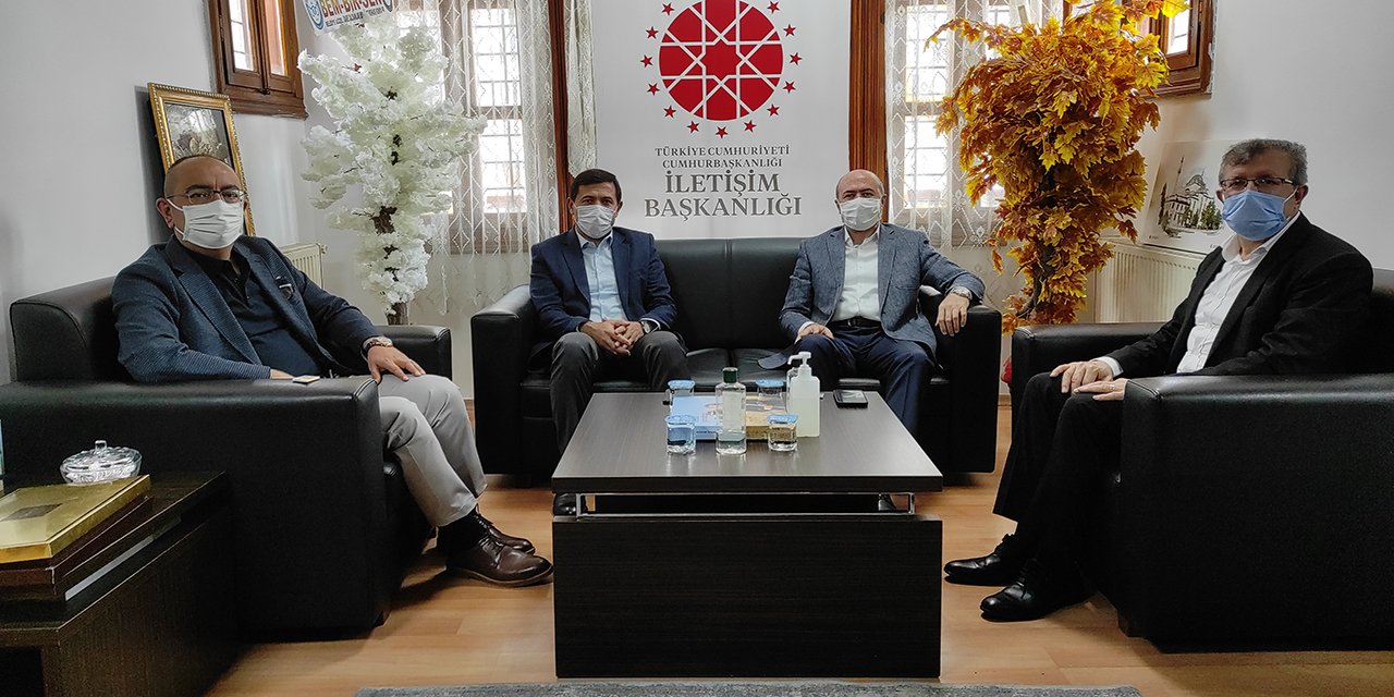 Başkanlardan Cumhurbaşkanlığı İletişim Başkanlığı Konya Bölge Müdürlüğüne ziyaret