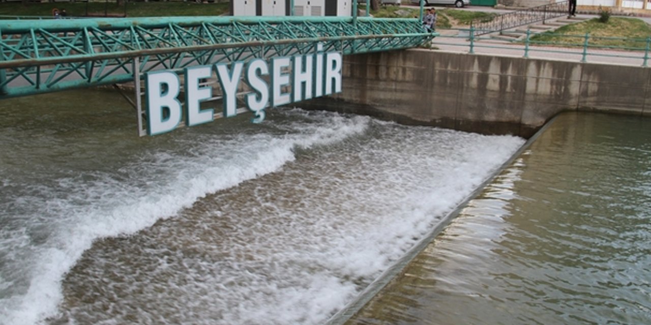 Beyşehir Gölü'nden Konya Ovası'na su akışı açıklaması! Kot seviyesini duyurdu