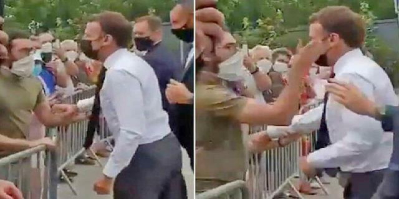 Fransa Cumhurbaşkanı Macron'a tokat atan kişi dövüş ustası çıktı