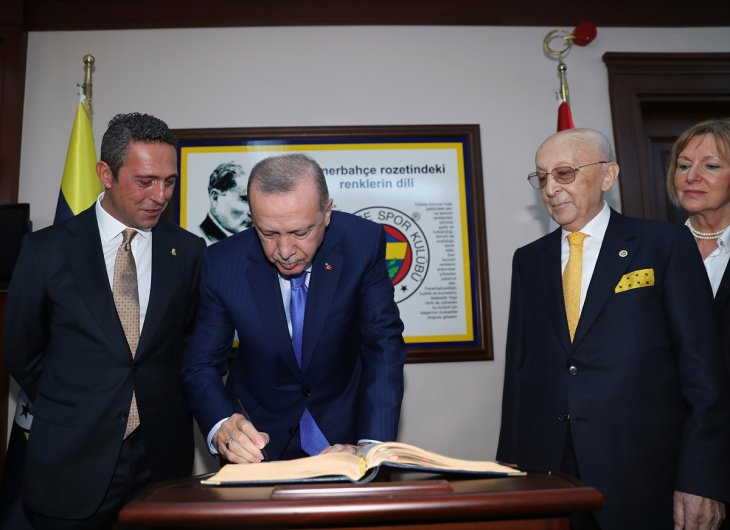 Cumhurbaşkanı Erdoğan, Fenerbahçe Yüksek Divan Kurulu'nda