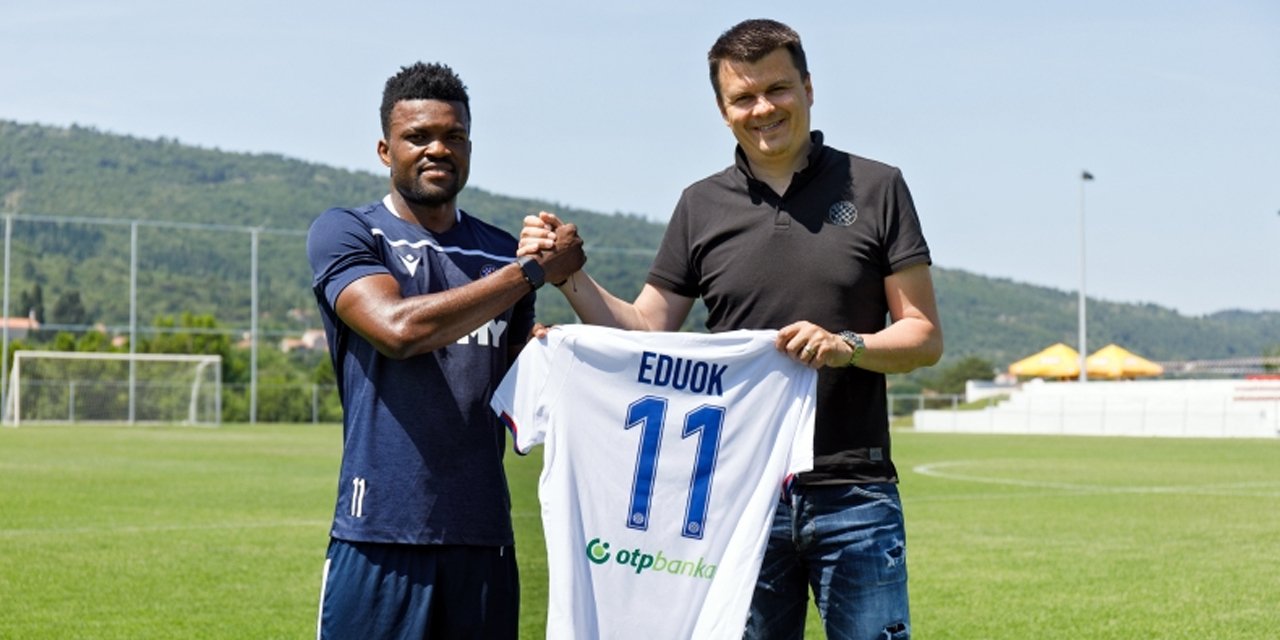 Geçen sezon Konyaspor'da kiralık oynayan Eduok, kulübüyle sözleşmesini uzattı