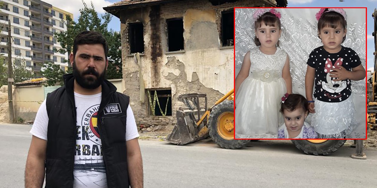 Konya’daki yangında 3 küçük kızını kaybeden babanın metaneti hayran bıraktı