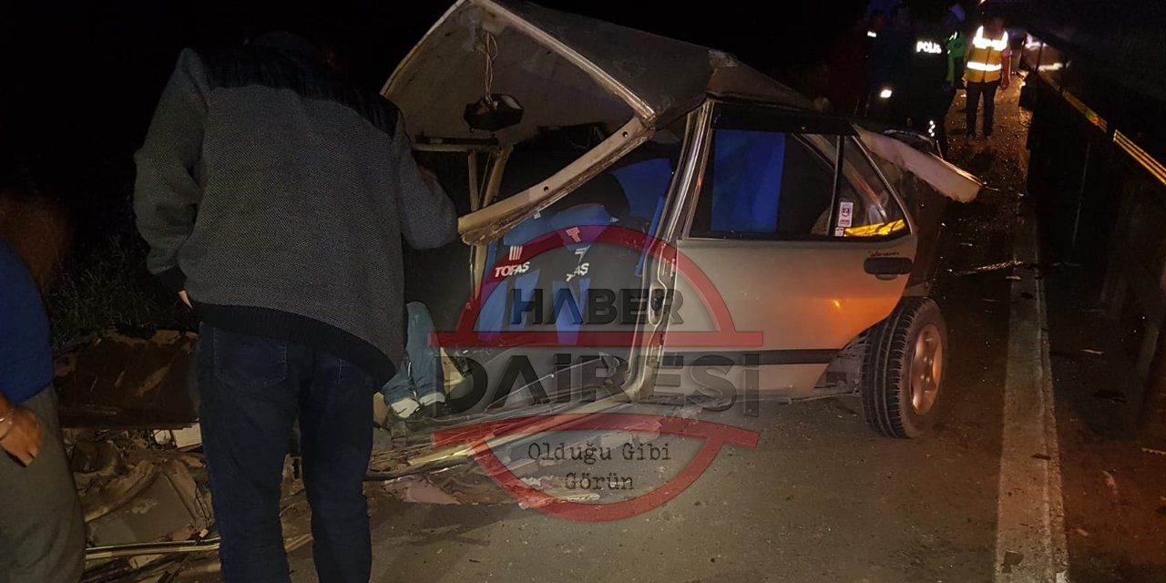 Konya'da feci kaza! TIR otomobili biçti, sürücü hayatını kaybetti