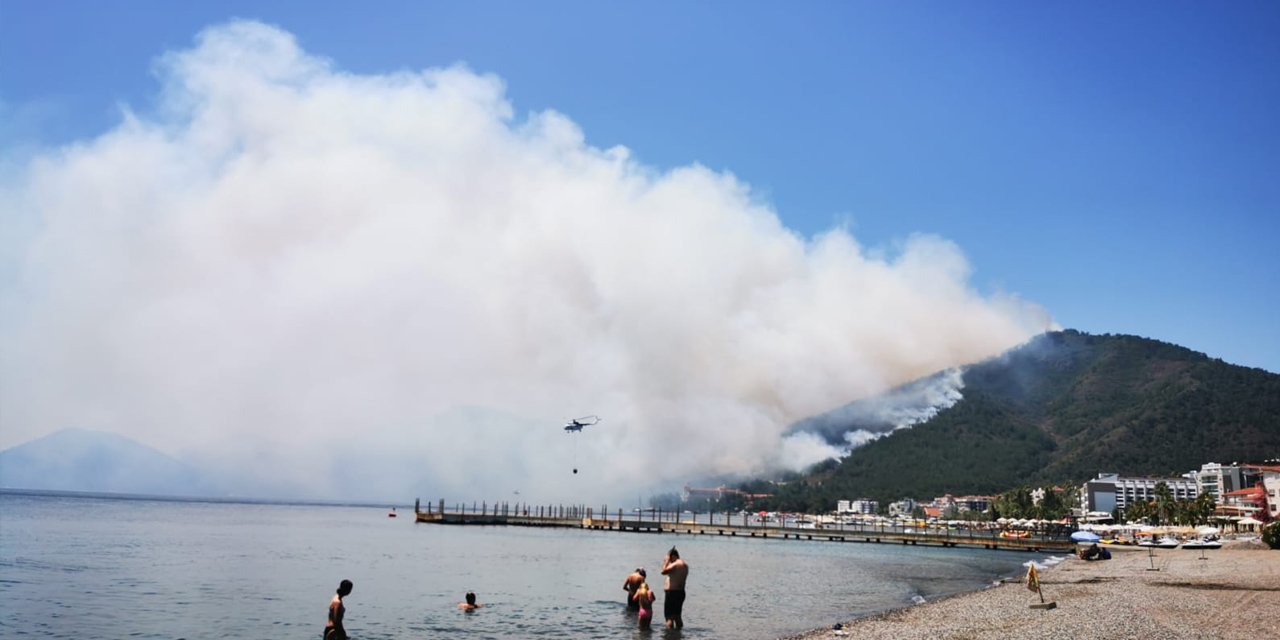 Marmaris'teki orman yangınından acı haber