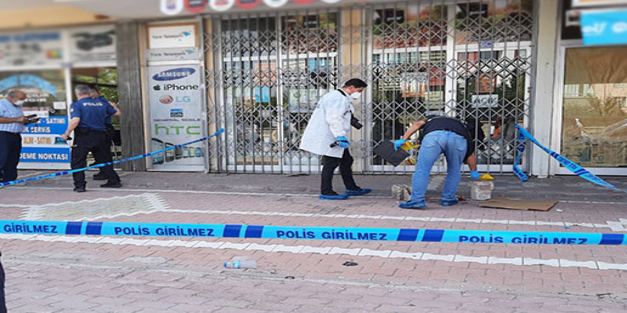 Konya’da husumetlisinin iş yerine ateş açan saldırgan, yanlışlıkla yandaki komşuyu vurdu