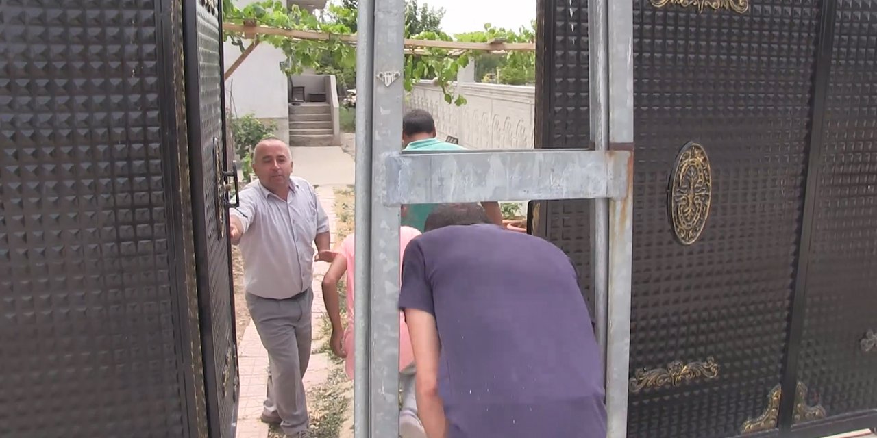 Konyalı Güner ailesi 9 aydır evlerine böyle girebiliyordu! Nihayet çalışma başlatıldı