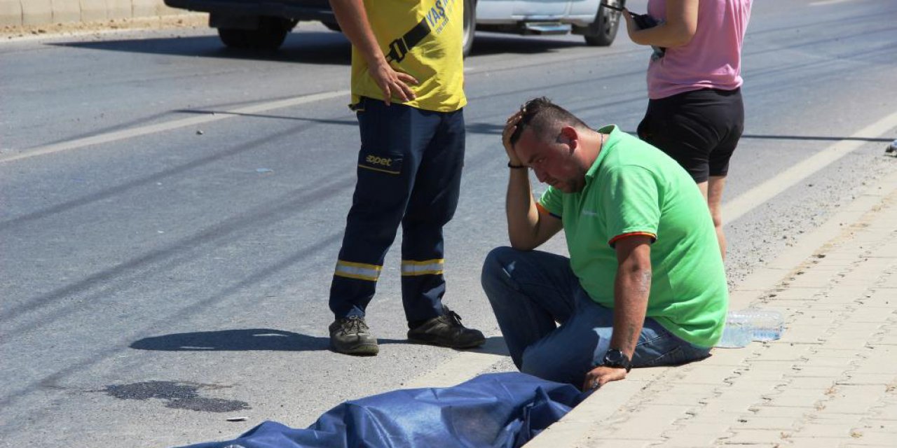 Çaresizliğin fotoğrafı! Kazada öleni görünce dünyası başına yıkıldı