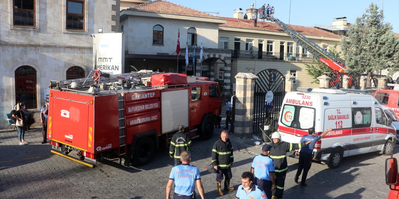 Hastanede korkutan yangın