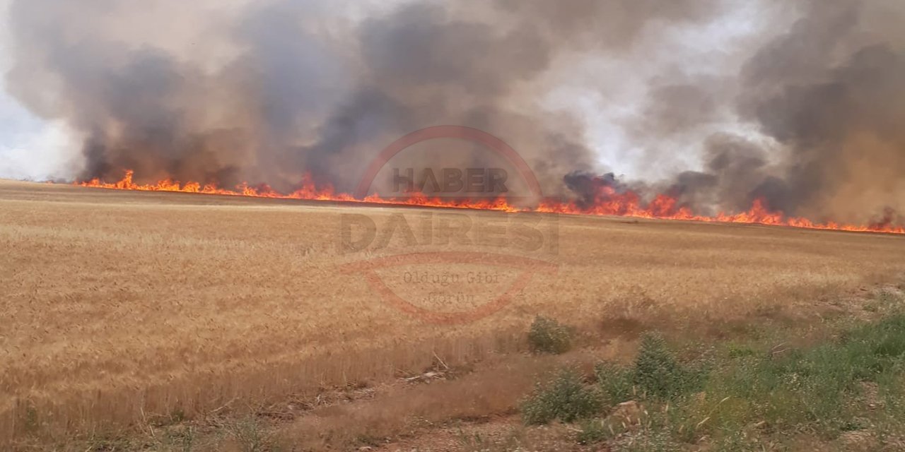 Son Dakika: Konya’da ekili arazide korkutan yangın! Bölge halkı da seferber oldu