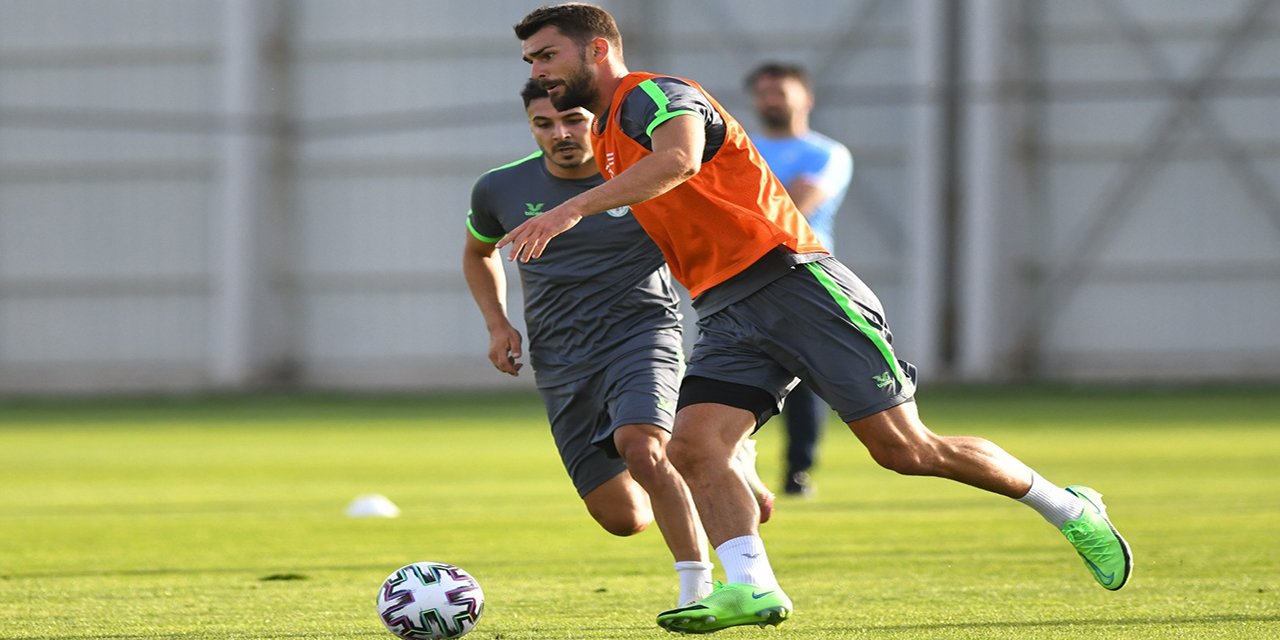 Konyaspor’dan çift antrenman