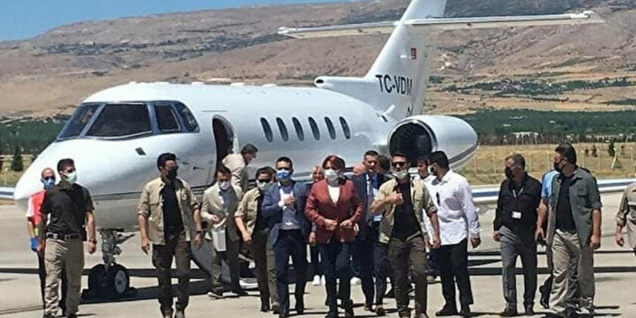 Meral Akşener, son dönemde 16 kez özel jetle uçmuş