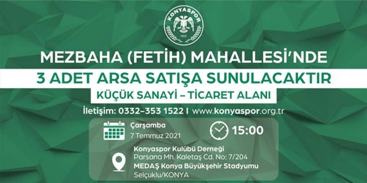 Konyaspor’da ihale ertelendi