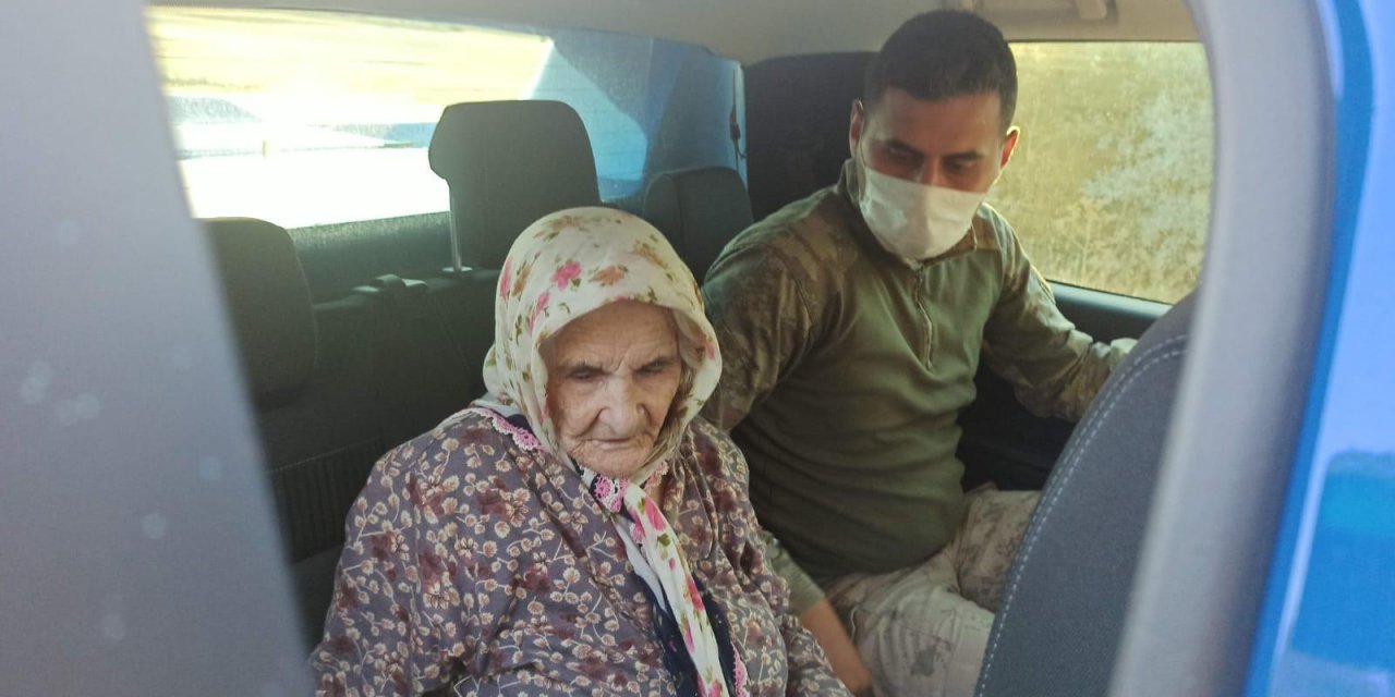 Konya’da ekipler kayıp yaşlı kadın için alarma geçti! AFAD ve jandarma sabah buldu