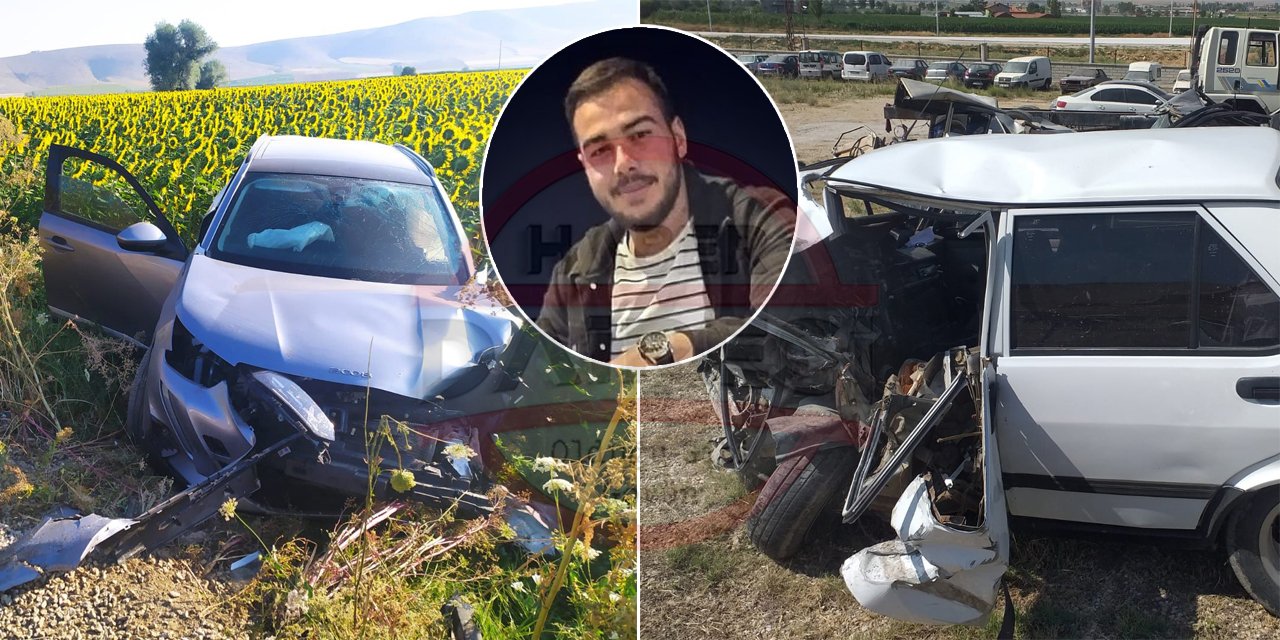 Konya’da 21 yaşındaki genç feci kazada can verdi! 2 de yaralı var