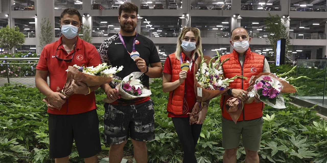 Milli sporcular, Estonya'dan 5 madalyayla döndü
