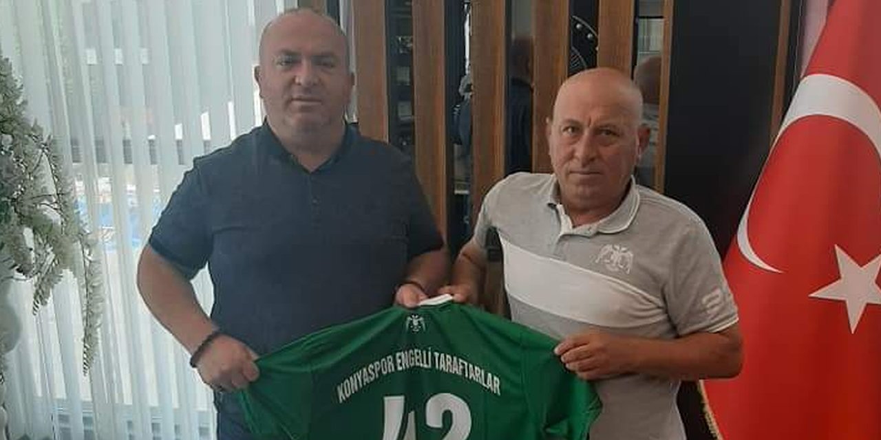 Konyaspor Engelli Taraftarlar Derneği’nden Ali Kaya’ya ziyaret