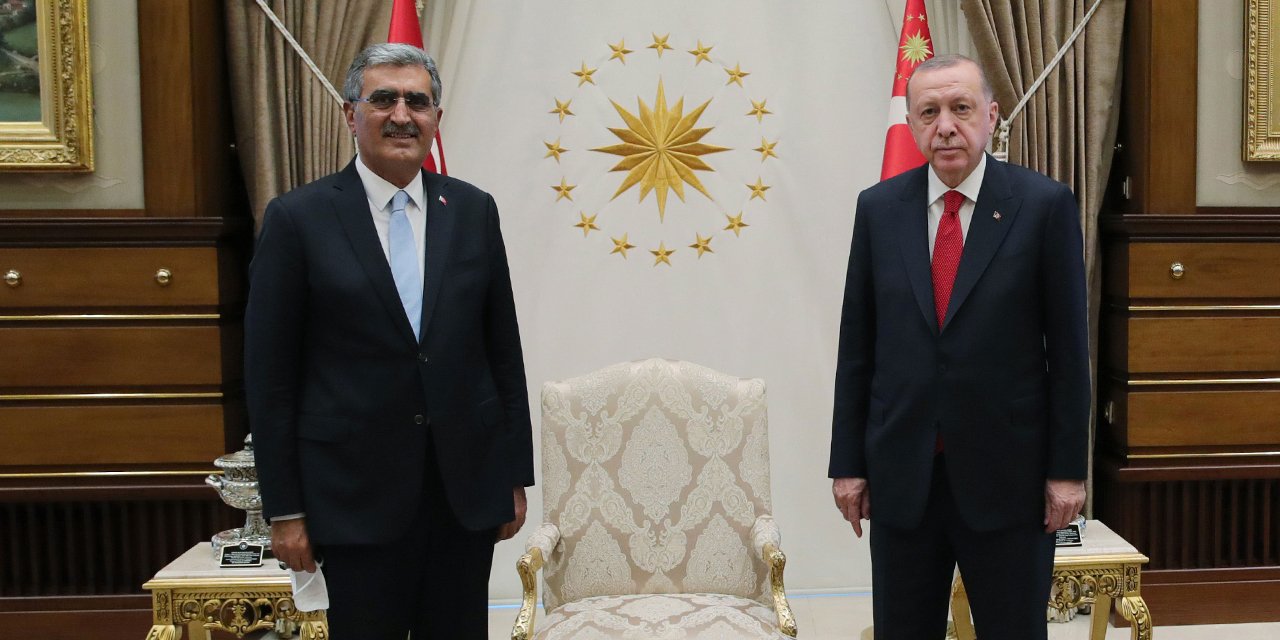 Cumhurbaşkanı Erdoğan, Recep Konuk ile Beştepe'de görüştü