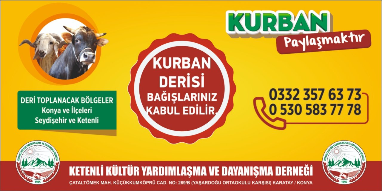 Ketenli Derneği bu yıl da deri toplama organizasyonu yapacak