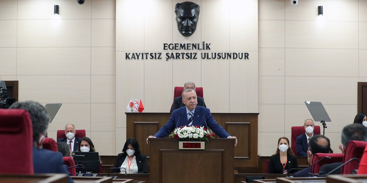 Cumhurbaşkanı Erdoğan'dan KKTC'ye yeni Cumhurbaşkanlığı Külliyesi müjdesi