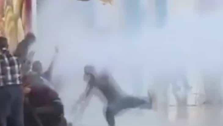 TOMA'ya "sık" diye bağırdı, o da SIKTI!