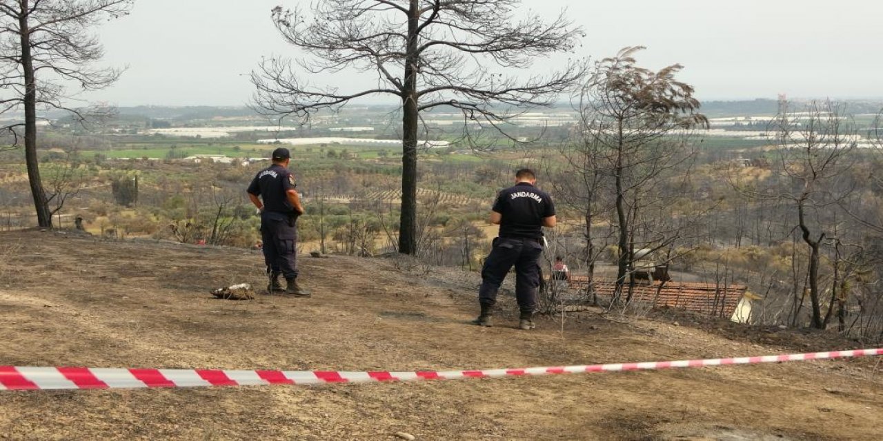Orman yangınında hasar gören evin bahçesinde ölü bulunan çiftin kimlikleri belirlendi