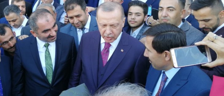 Karatay heyeti Cumhurbaşkanı Erdoğan ile görüştü