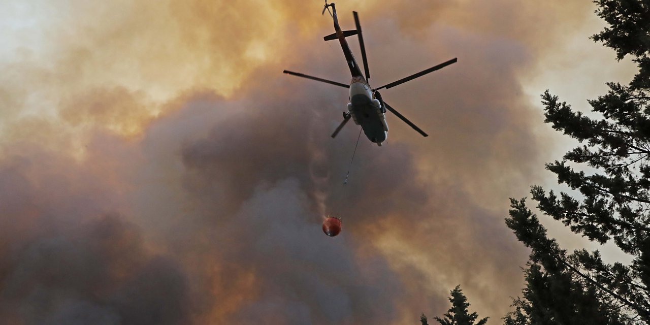 “Yangın söndürme helikopteri düştü” iddiasına cevap