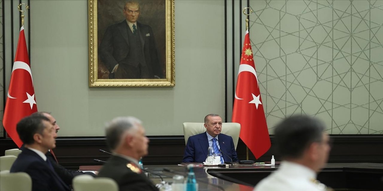 Cumhurbaşkanı Erdoğan başkanlığındaki Yüksek Askeri Şura toplantısı sona erdi