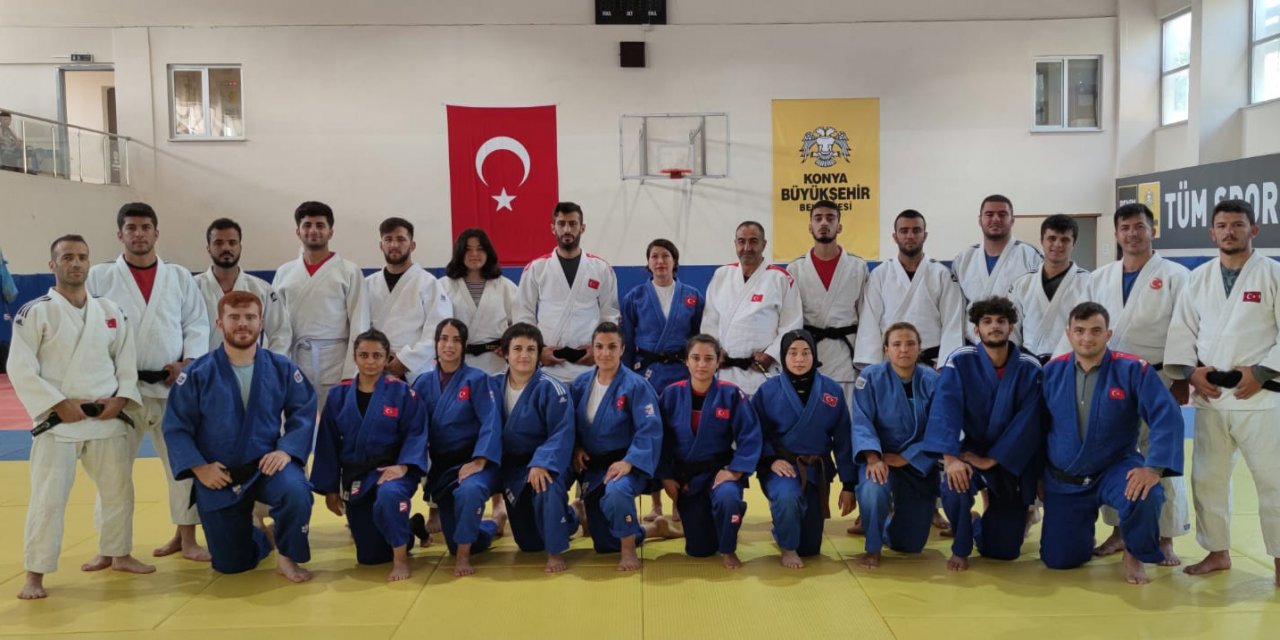 Judo Milli Takımı Dünya Şampiyonasına Konya’da hazırlandı