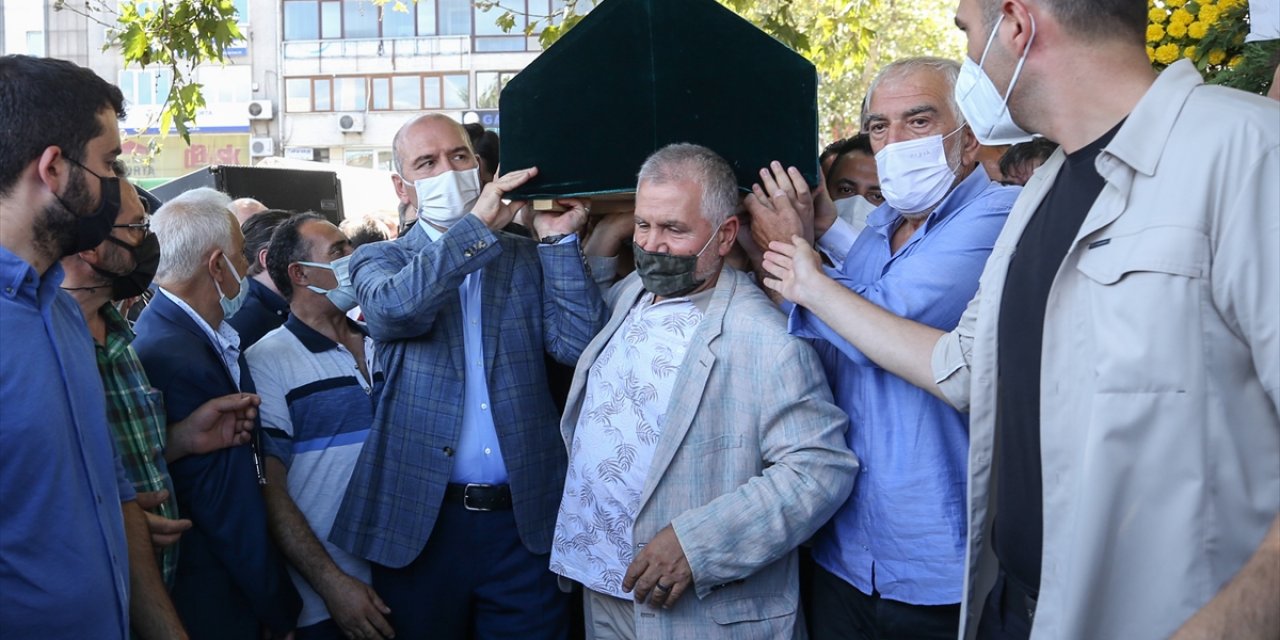İçişleri Bakanı Süleyman Soylu'nun amcası son yolculuğuna uğurlandı